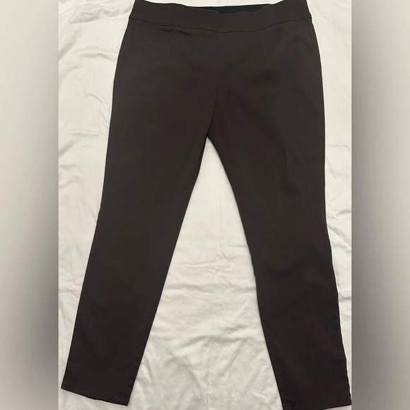 Trademark Chocolate Brown Straight Leg Pants Size 16 - Picture 1 of 5
